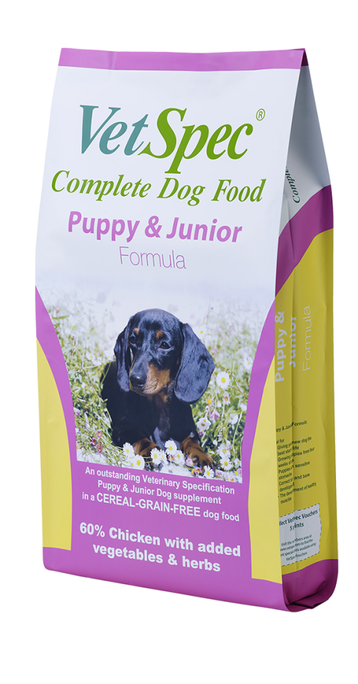 Vetspec puppy food top